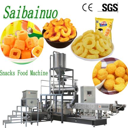 Spuntini soffiati che fanno macchinario