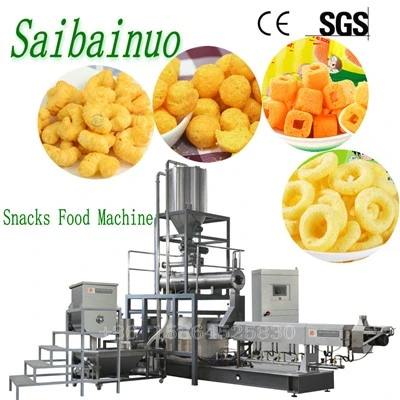 Macchina per la produzione di alimenti soffiati di mais e mais