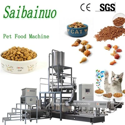 Macchina per la produzione di estrusori per alimenti per animali domestici per cani