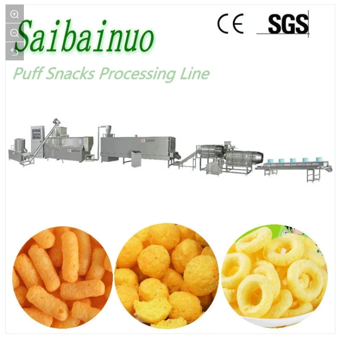 Stainless Steel Automatic Puff Snacks Making Machine